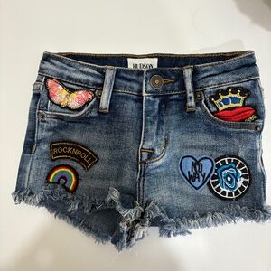 Hudson denim shorts for toddler